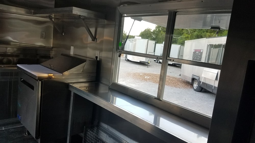 8.5' x 14' White Concession Food Trailer With Appliances