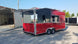 8.5' x 20' Red Porch Style Concession Food Trailer With Appliances
