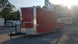 8.5' x 20' Red Porch Style Concession Food Trailer With Appliances