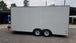 8.5' x 18' White Concession Food Trailer