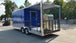 8.5' x 22' Cobalt Blue Porch Style Concession Food Trailer With Appliances