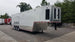 8.5' x 35' White Gooseneck Concession Food Trailer With Appliances