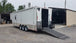 8.5' x 35' White Gooseneck Concession Food Trailer With Appliances