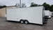 8.5' x 24' White Concession Food Trailer