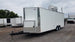 8.5' x 24' White Concession Food Trailer With Appliances