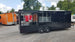 Black on Black 8.5 x 25 Concession Food Trailer