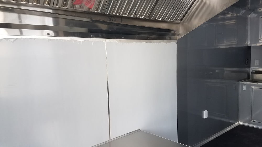 Black on Black 8.5 x 25 Concession Food Trailer