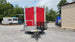 8.5' x 26' Red Porch Style Concession Food Trailer