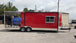 8.5' x 26' Red Porch Style Concession Food Trailer