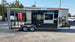 8.5' x 20' Black BBQ Concession Food Trailer