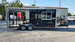 8.5' x 20' Black BBQ Concession Food Trailer