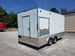 8.5' x 16' Double Window White Concession Food Trailer