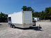 8.5' x 16' Double Window White Concession Food Trailer