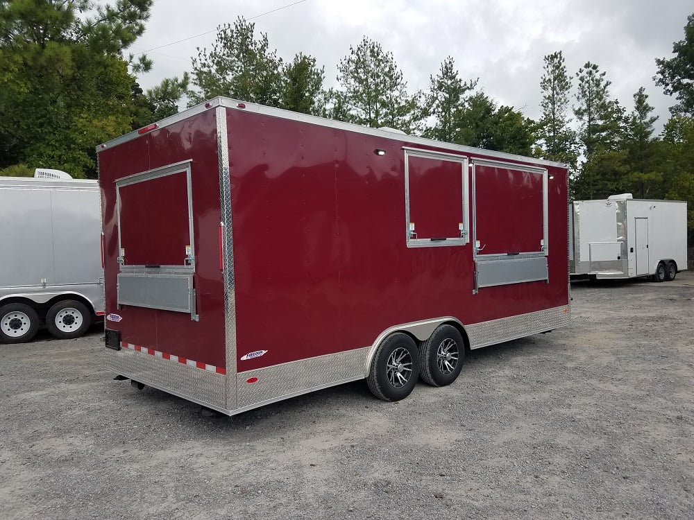 8.5 x 20 Brandy Wine Concession Food Trailer