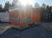 8.5' x 16' Orange Shaved Ice Vending Concession Food Trailer