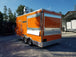 8.5' x 16' Orange Shaved Ice Vending Concession Food Trailer