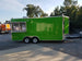 8.5 x 18 Green Concession Food Trailer