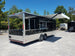 8.5' x 24' Porch Style Black Concession Food Trailer