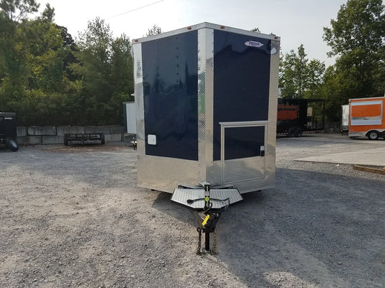 8.5' x 16' Indigo Blue Enclosed Pharmaceutical Trailer