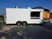 8.5' x 20' White Custom Concession Food Trailer With Appliances