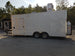 White 8.5x20 Custom Concession Food Trailer