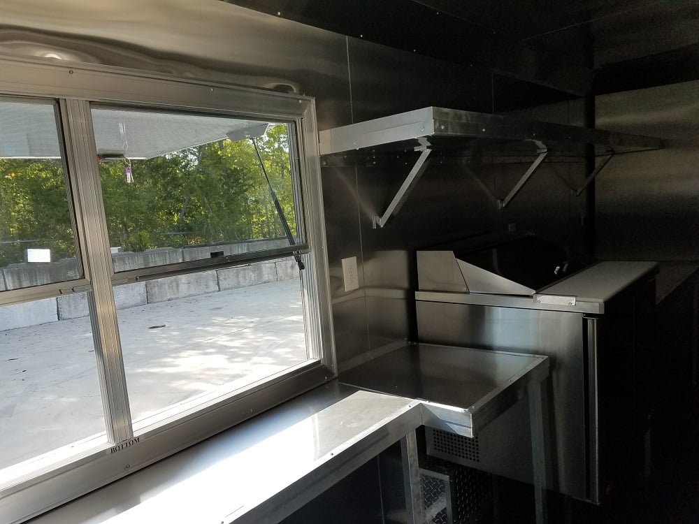 8.5' x 20' White Custom Concession Food Trailer With Appliances