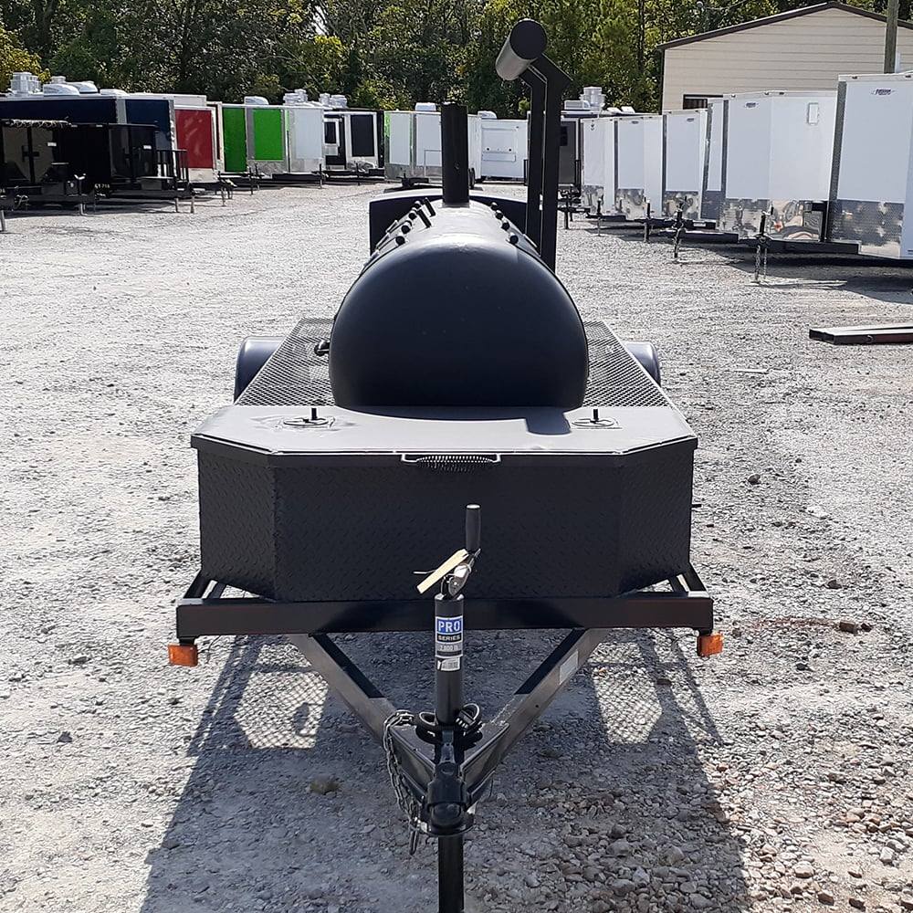 Smoker Trailer Double Sided 330gal Wood / Charcoal