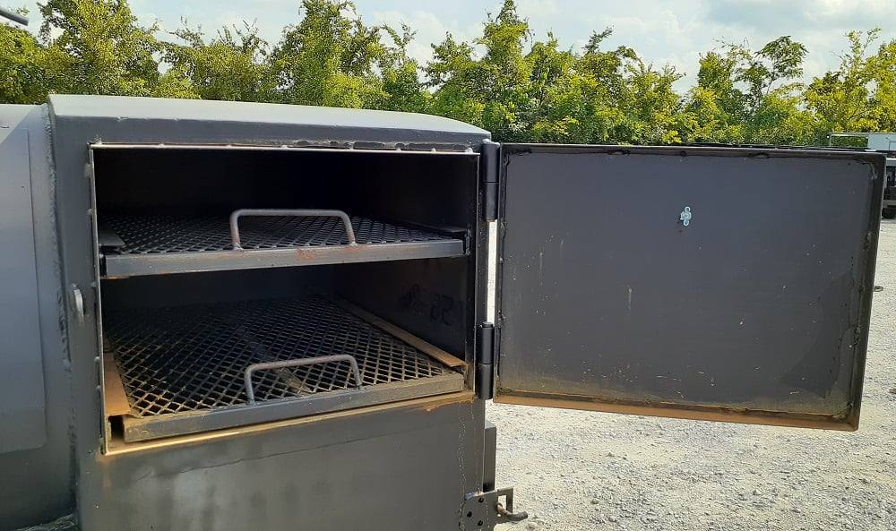 Smoker Trailer Double Sided 330gal Wood / Charcoal