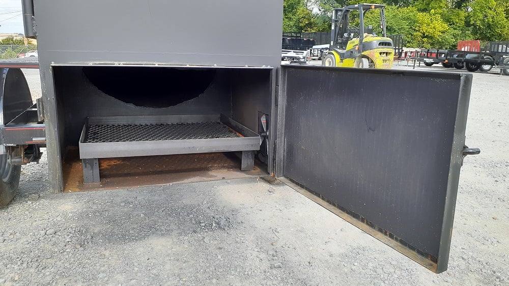 Smoker Trailer Double Sided 330gal Wood / Charcoal