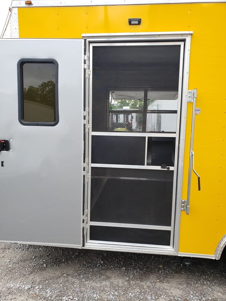 8.5 x 16 Penske Yellow Concession Food Trailer