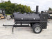 Smoker Trailer Heavy Duty 250 Gal Wood BBQ Cooker