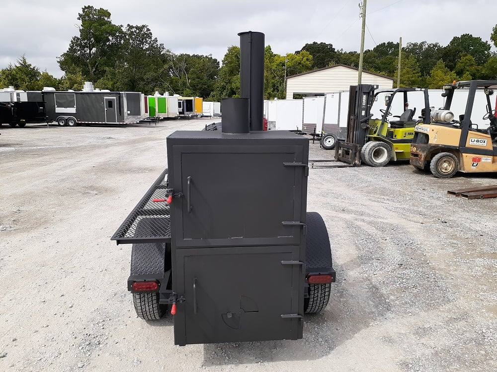 Smoker Trailer Heavy Duty 250 Gal Wood BBQ Cooker