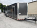 8.5' x 28' Charcoal Grey Concession Food Trailer