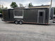 8.5' x 28' Charcoal Grey Concession Food Trailer