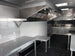 8.5' x 28' Charcoal Grey Concession Food Trailer