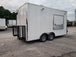 8.5' x 16' White Concession Food Trailer With Appliances