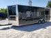 8.5' x 22' Black Porch Style Concession Food Trailer