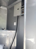 8.5' x 18' White Concession Food Trailer with Restroom