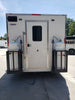 8.5' x 18' White Concession Food Trailer with Restroom and Appliances