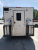 8.5' x 18' White Concession Food Trailer with Restroom