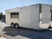 8.5 x 20 White Concession Trailer