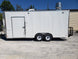 8.5 x 20 White Concession Trailer