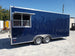 8.5 x 20 Blue Concession Food Trailer