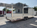 8.5 x 30 White Porch Style Concession Food Trailer