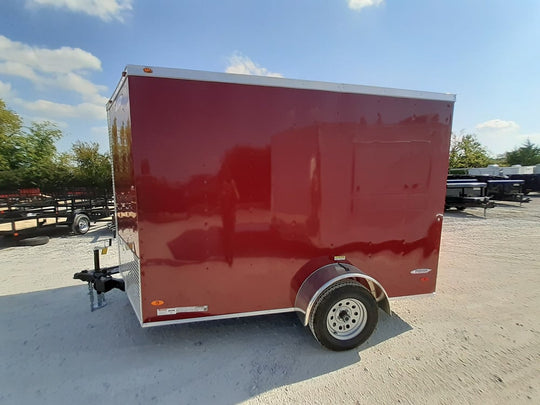 Enclosed Trailer 7' X 10' Brandy Wine Custom Equipment