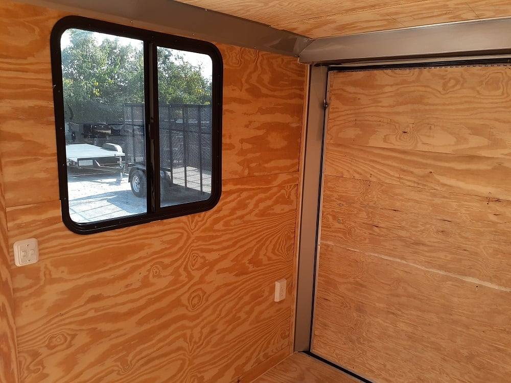 Enclosed Trailer 7' X 10' Brandy Wine Custom Equipment