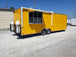 8.5' x 28' Yellow Food Concession Trailer With Appliances