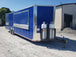 8.5' x 28' Cobalt Blue Catering Concession Food Trailer With Appliances