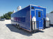 8.5' x 28' Cobalt Blue Catering Concession Food Trailer With Appliances