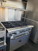 8.5' x 28' Cobalt Blue Catering Concession Food Trailer With Appliances